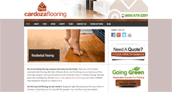 Desktop Screenshot of cardozaflooring.com
